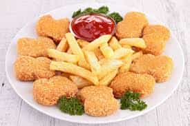PATATES + NUGGET 